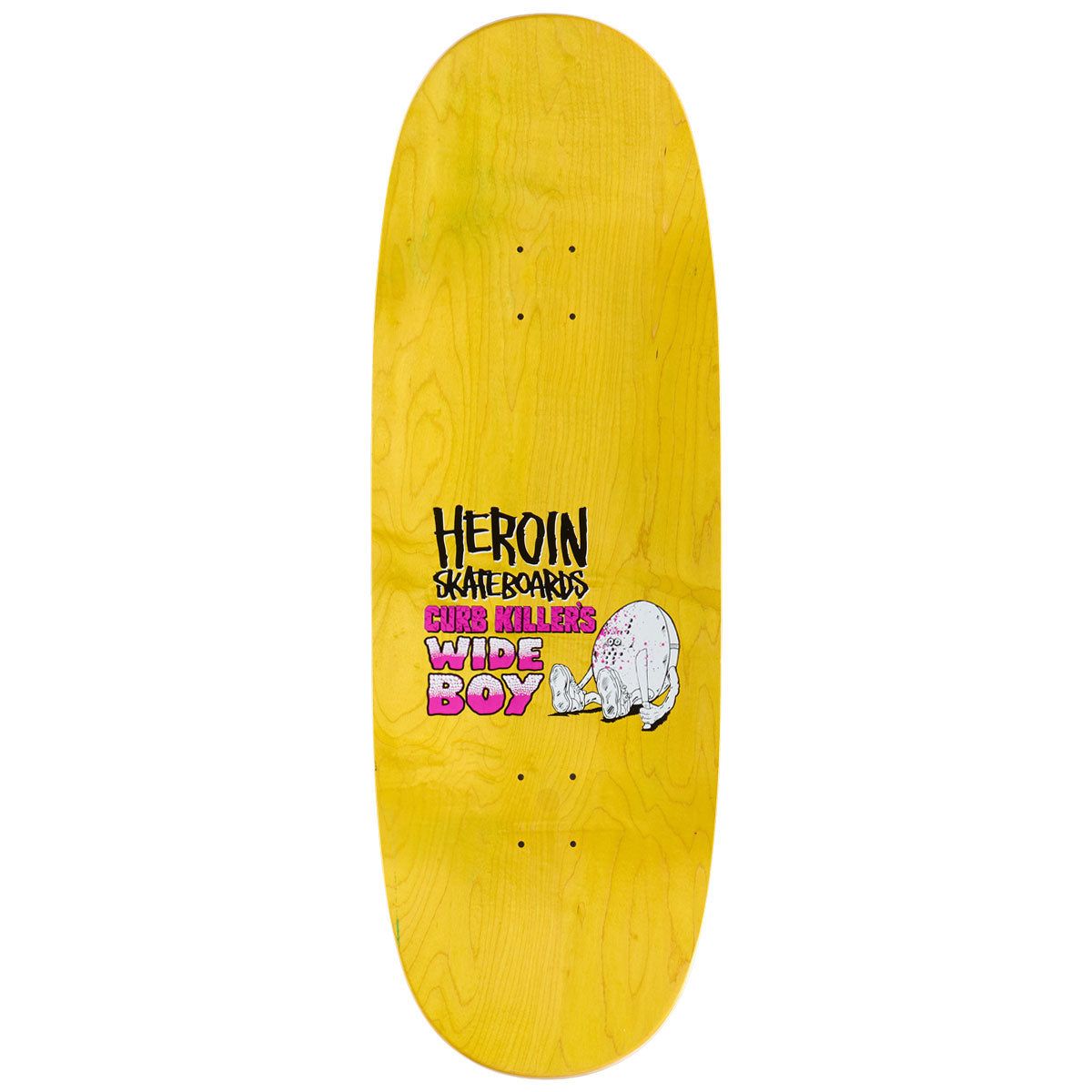 Heroin Curb Killer Wide Boy Skateboard Complete - 10.75