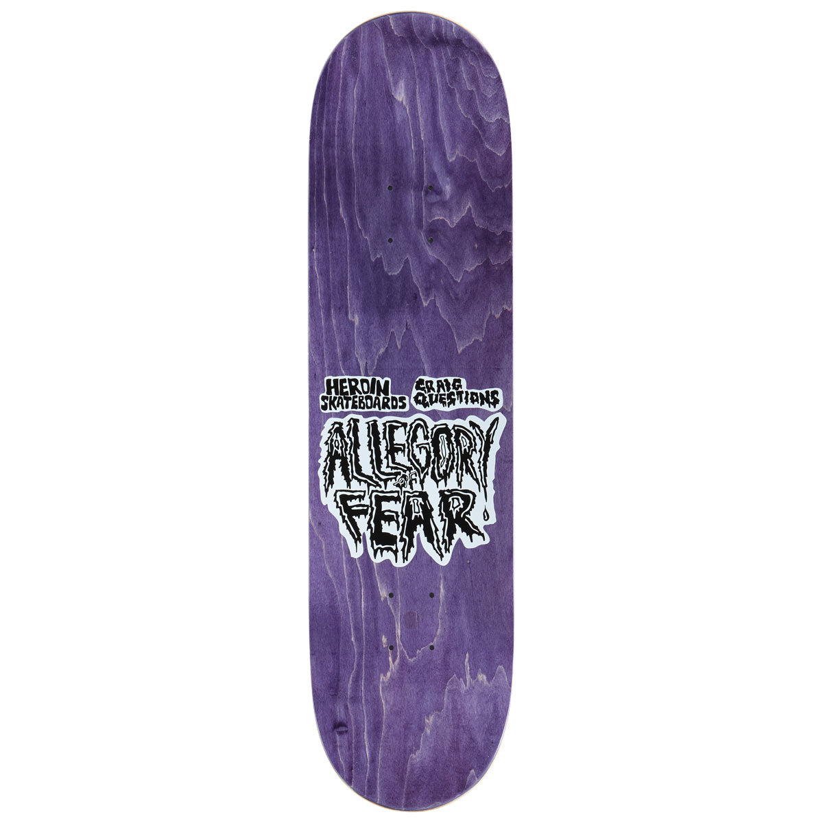 Heroin Lee Yankou Allegory Of Fear Skateboard Deck - 8.25