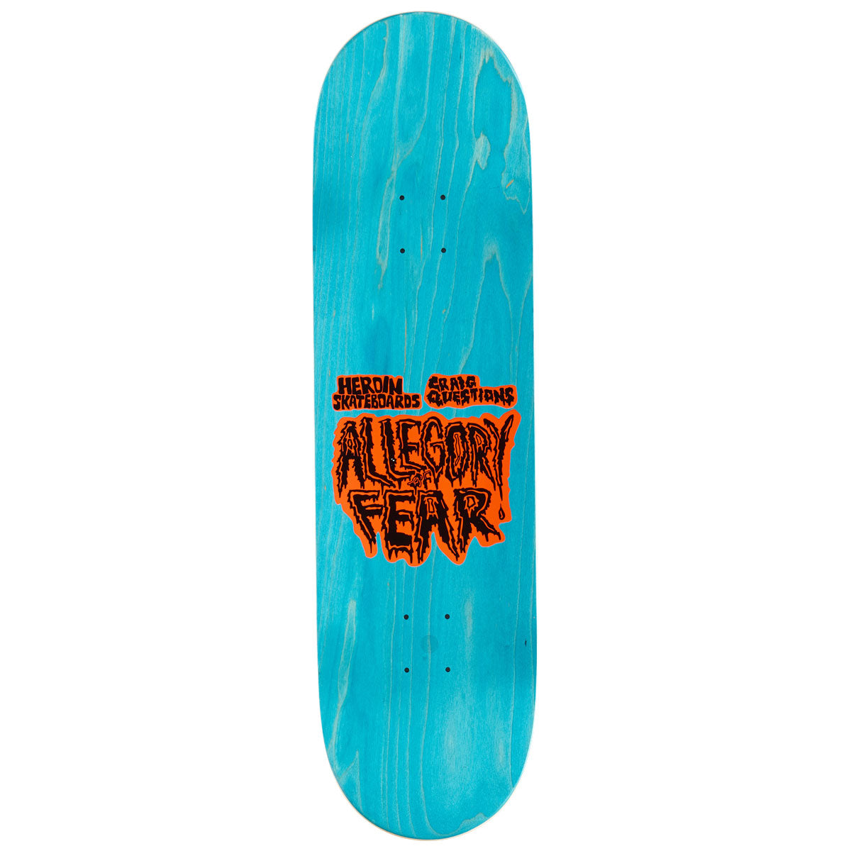 Heroin Aaron Wilson Allegory Of Fear Skateboard Complete - 8.75