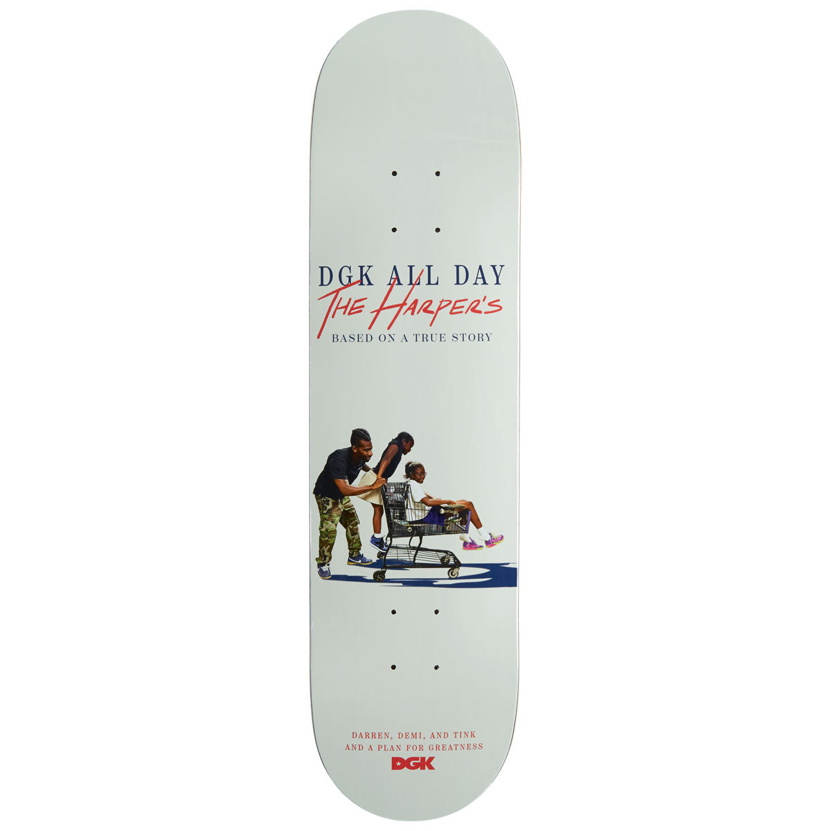 DGK Greatness Harpers Skateboard Deck - 8.00