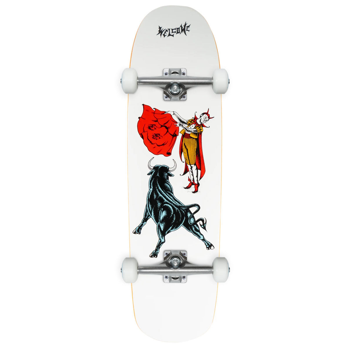 Welcome Matador Jake Yanko On A Panther Skateboard Complete - White - 9.00