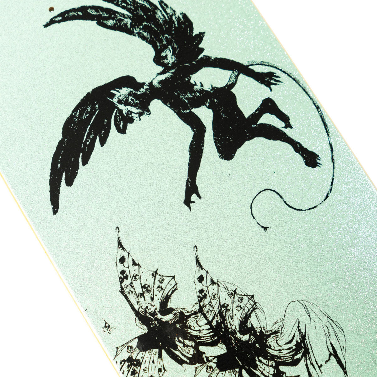 Welcome Paradox Nick Garcia On A Son Of Boline Skateboard Complete - Mint Glitter - 8.80