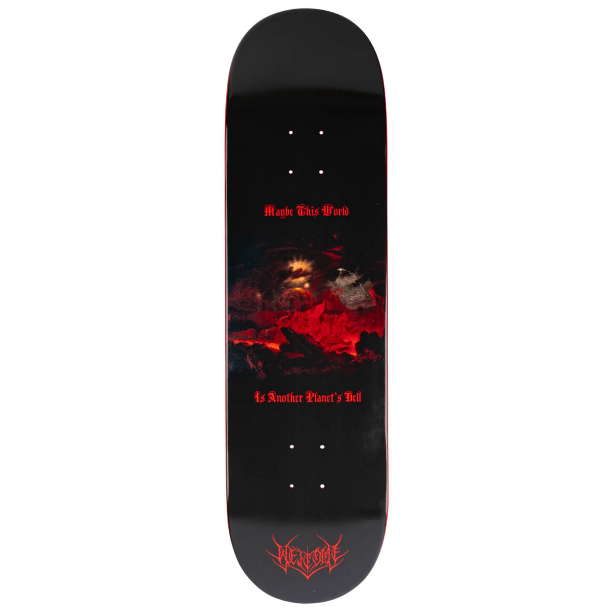 Welcome Depths Skateboard Deck - Red Dip - 8.75