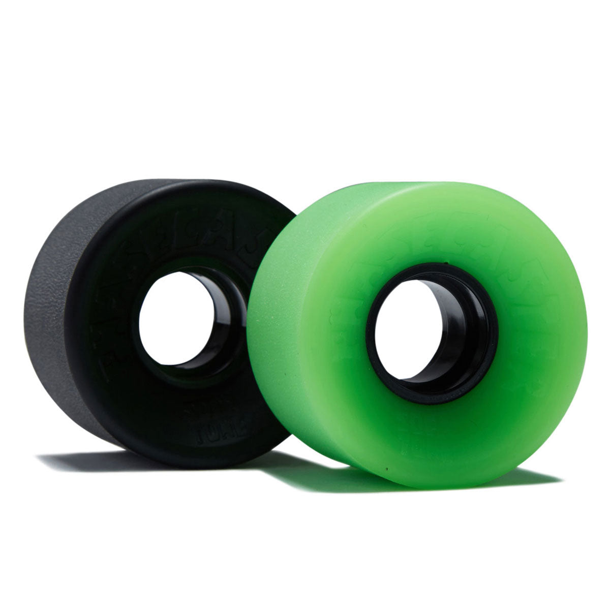 The Heated Wheel Phasecaster Sofa Tone 78a Cruiser Skateboard Wheels - Black/Green - 56mm image 1