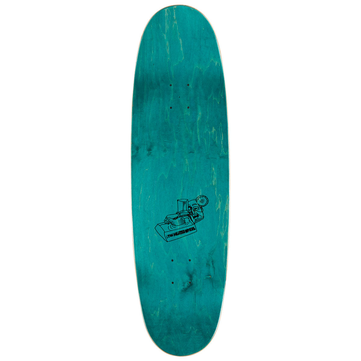 The Heated Wheel Coastal Bowling Egg Skateboard Deck - 9.25