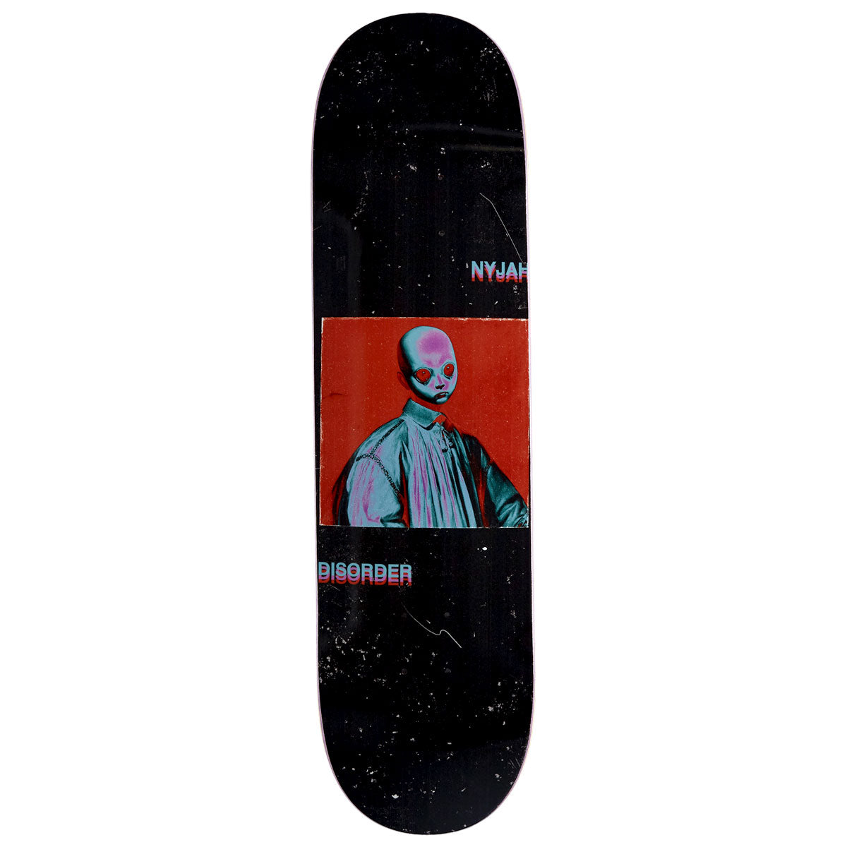 Disorder Boss Baby Nyjah Huston Skateboard Deck - Black - 8.25