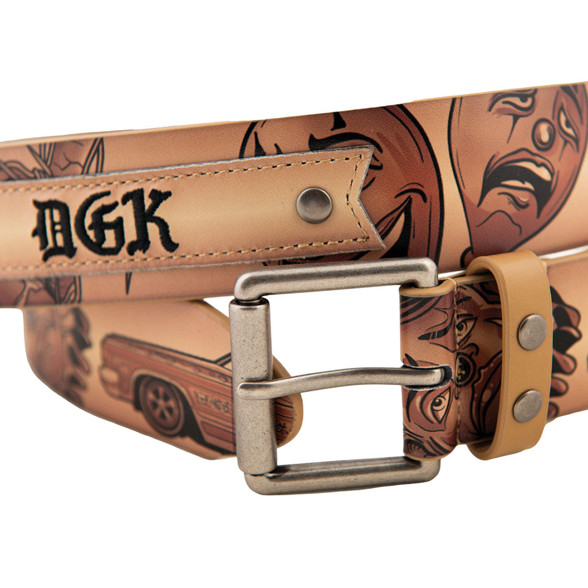 DGK Crazy Life Belt - Brown image 2