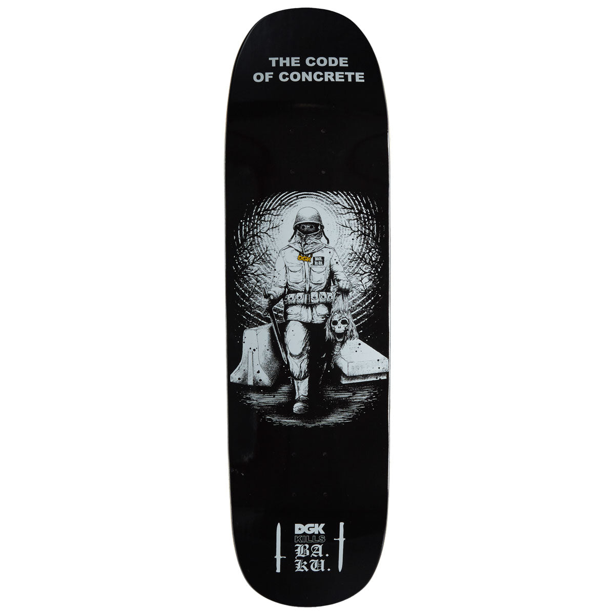 DGK x Baku Shaped Skateboard Deck - 8.75