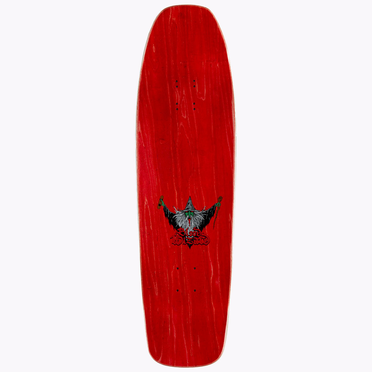 Blood Wizard Flying Wizard Shaped Skateboard Deck - Assorted Stains - 9.25