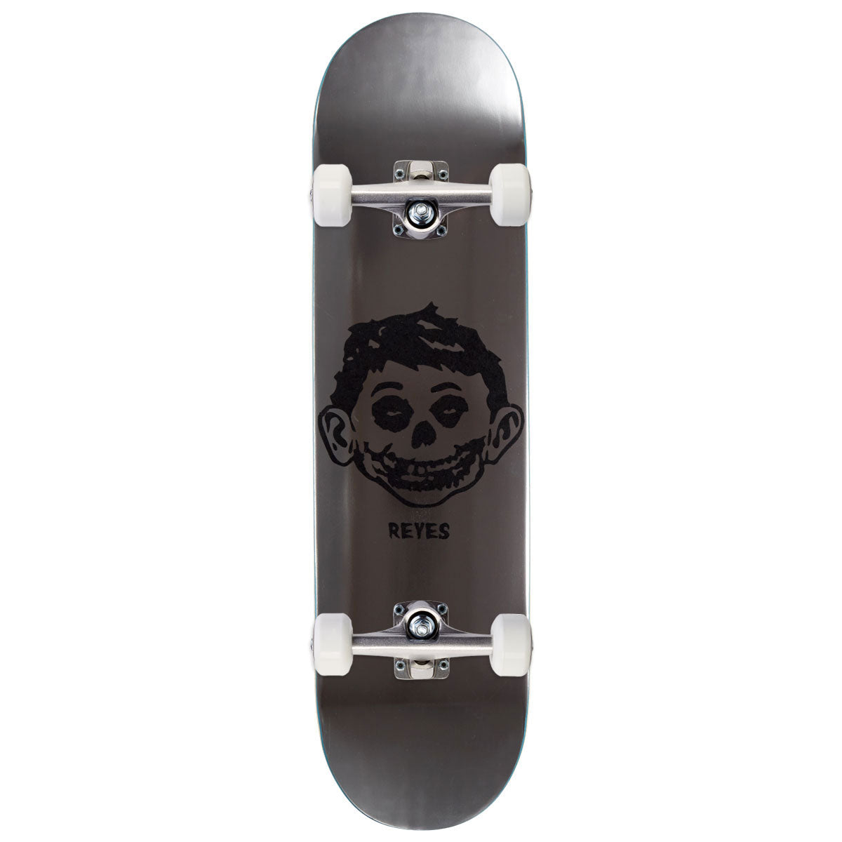 Thank You David Reyes Madfit Flock It Skateboard Complete - Silver Foil - 8.50