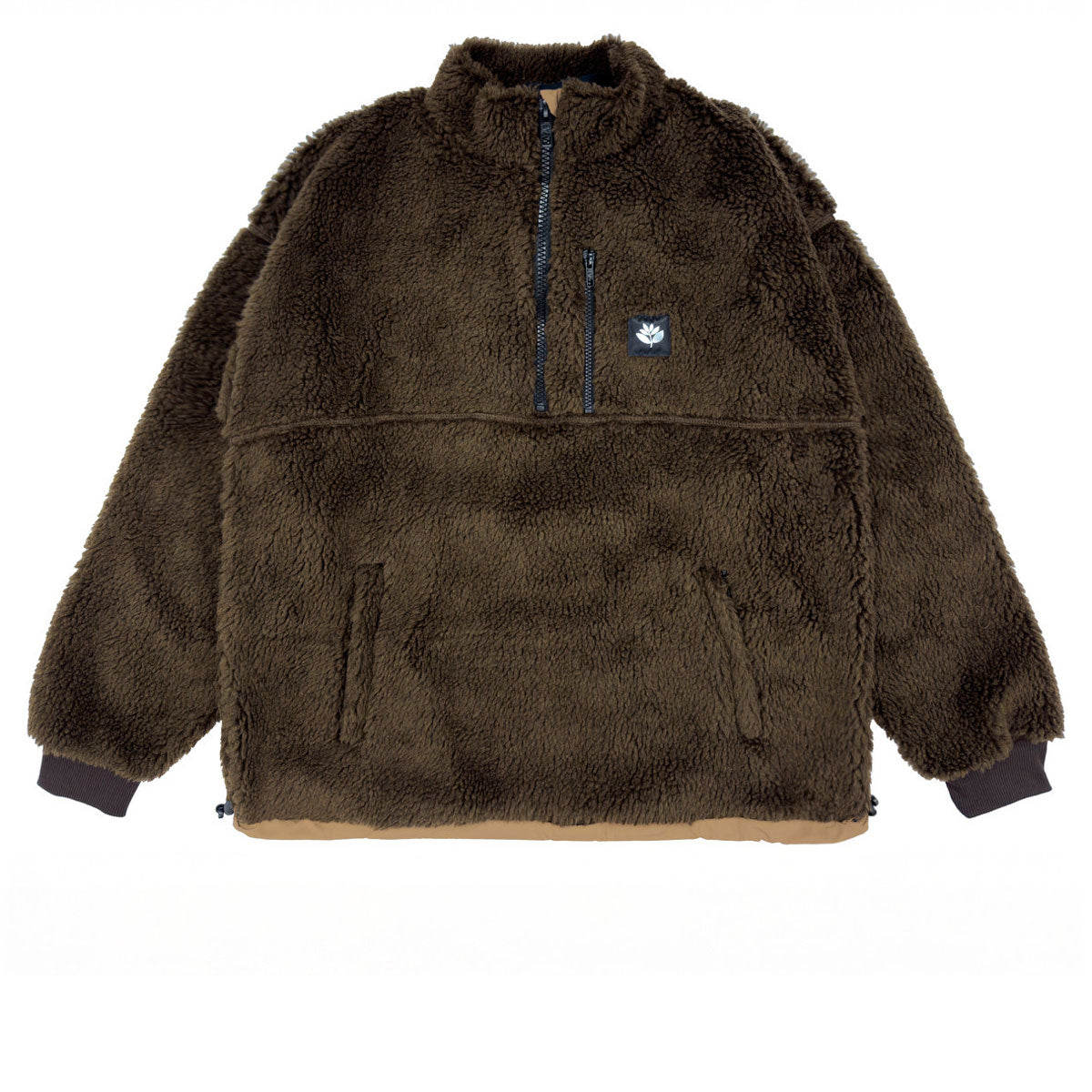 Magenta Meru Highneck Sweater - Brown image 1