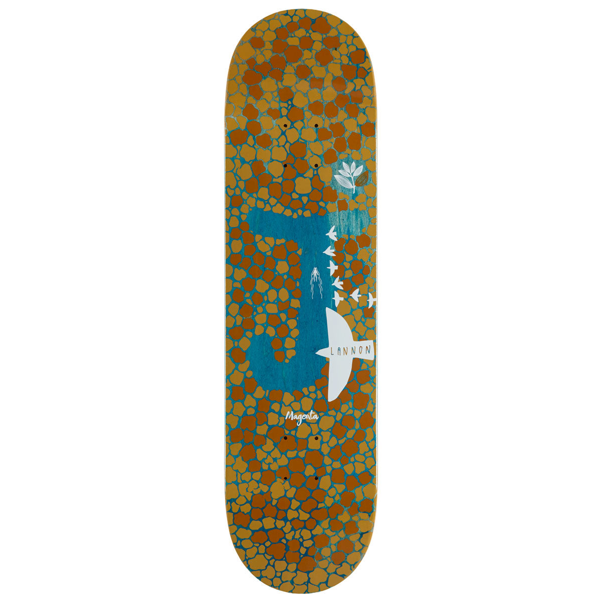 Magenta Jimmy Lannon Springwater Skateboard Deck - 8.125