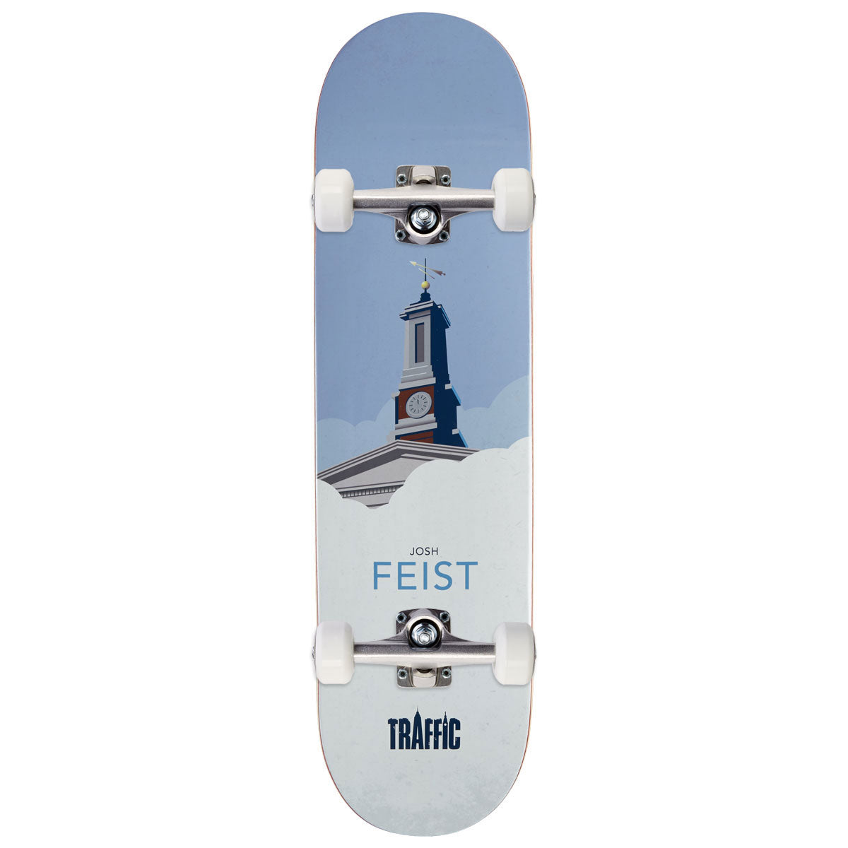 Traffic Josh Feist Cloud City Skateboard Complete - 8.25