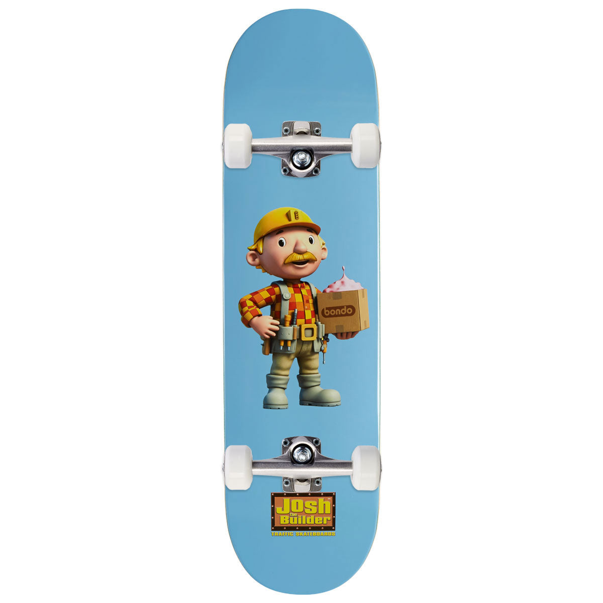 Traffic Josh Feist The Builder Skateboard Complete - 8.50