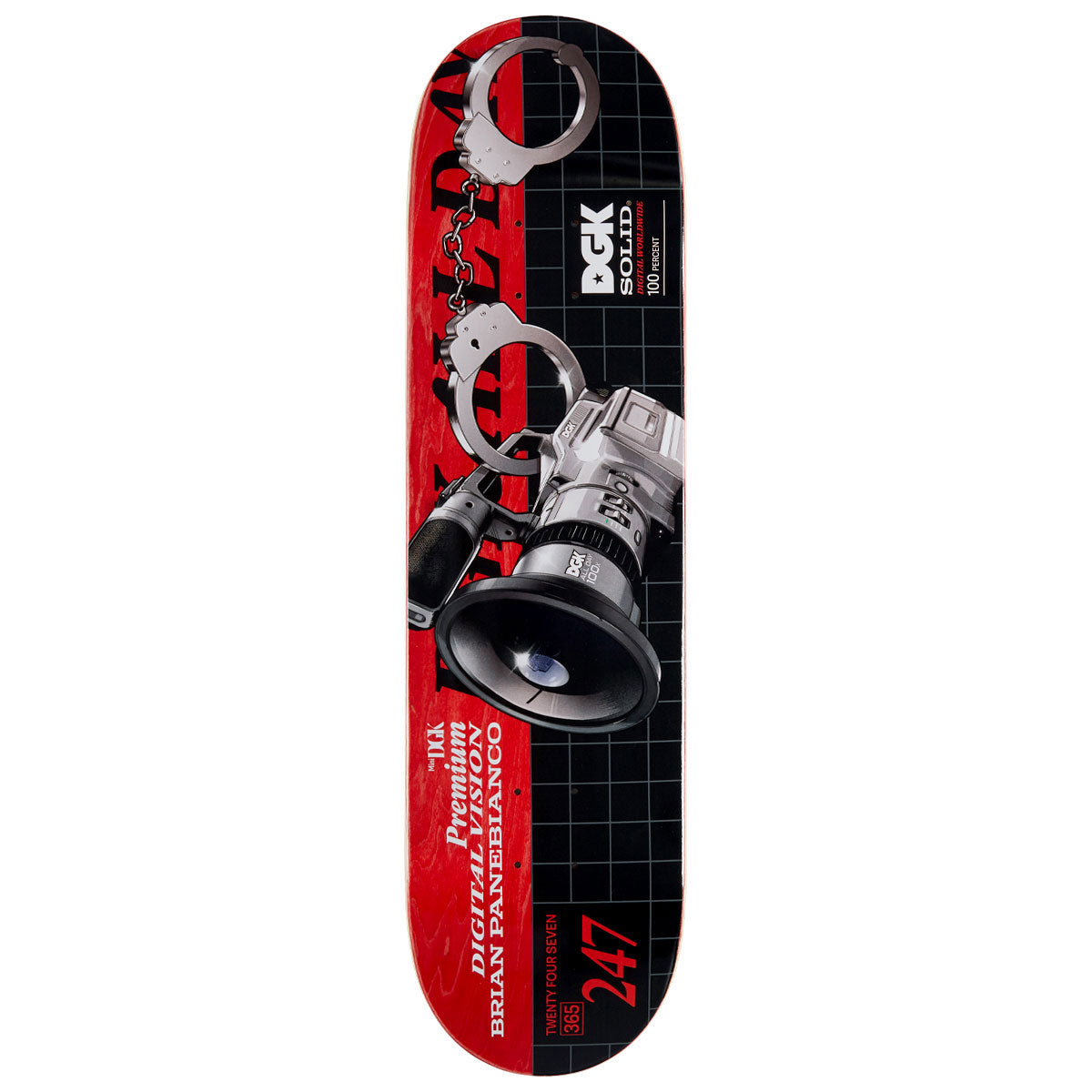 DGK Premium Vision Panebianco Street Soldier Skateboard Deck - 7.80