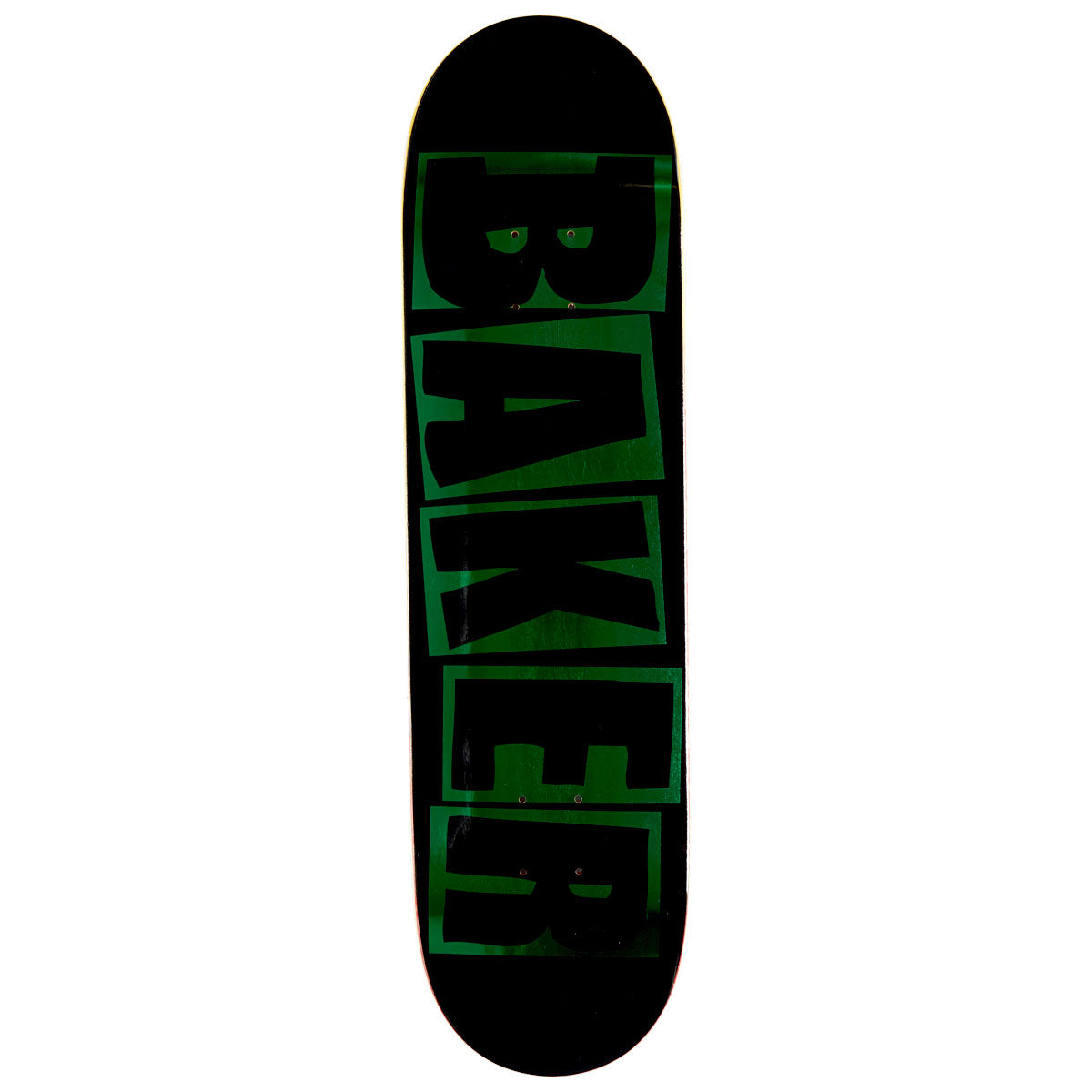 Baker Jacopo Carozzi Brand Logo Skateboard Deck - Black/Green - 8.25