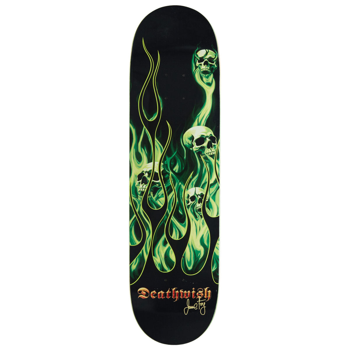 Deathwish Jamie Foy Ammonia Burn Skateboard Deck - 8.38
