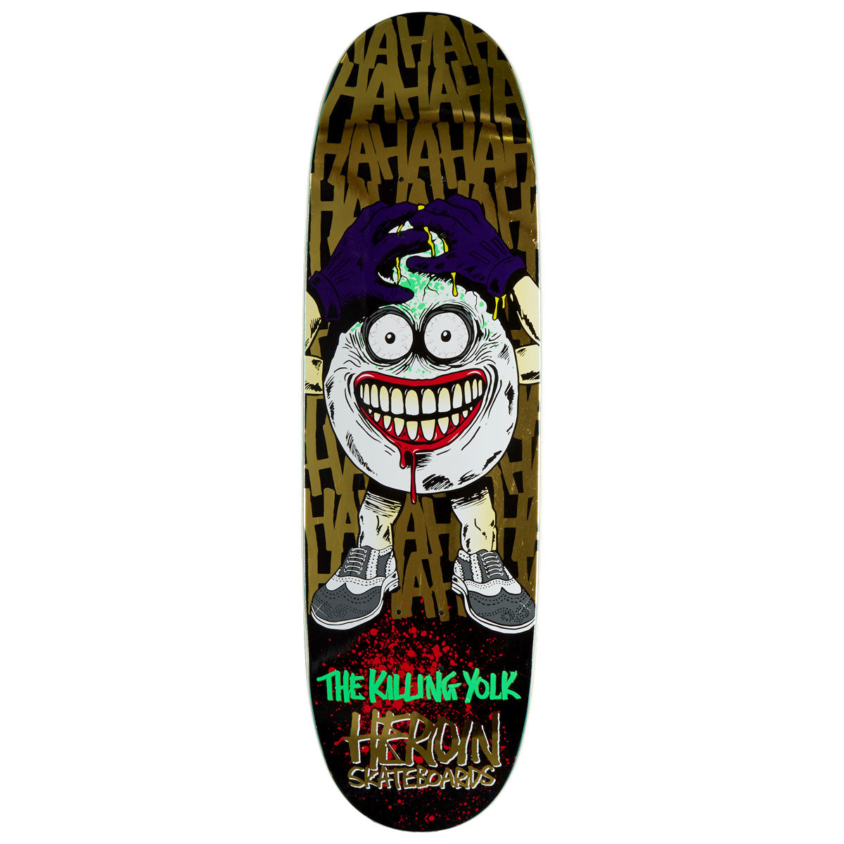 Heroin Killing Yolk Skateboard Deck - 9.25