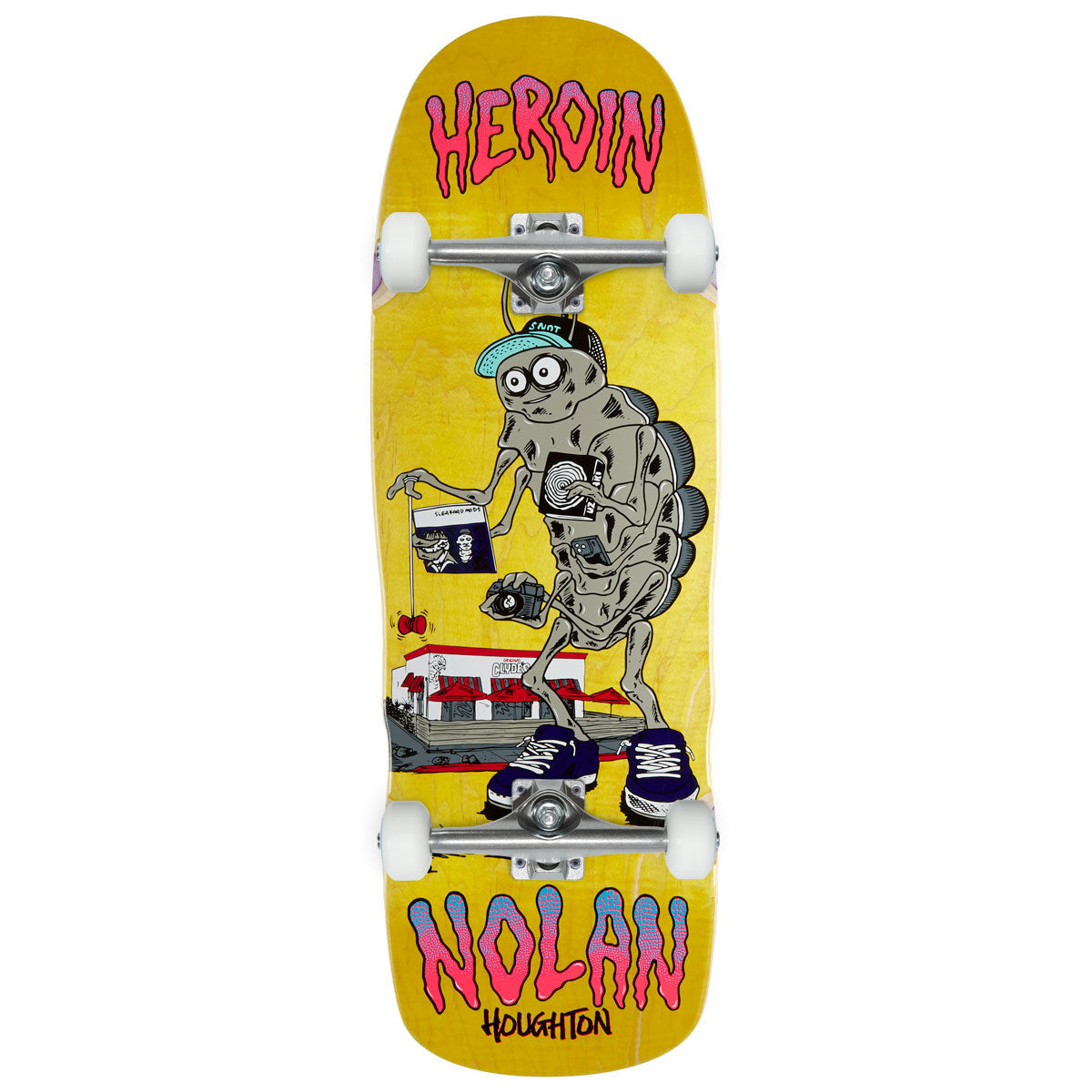 Heroin Nolan Houghton Bug Skateboard Complete - 10.40