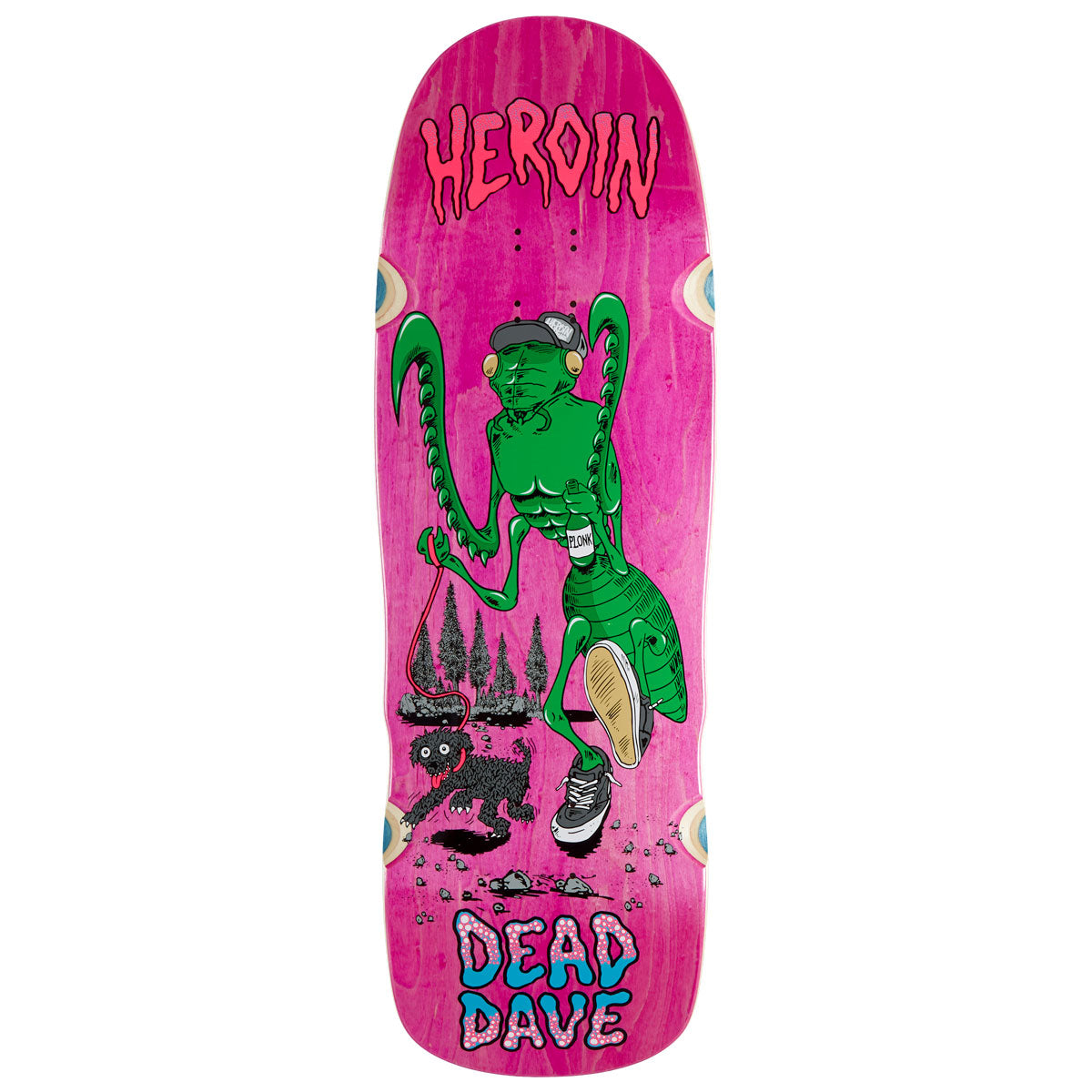 Heroin Dead Dave Bug Skateboard Deck - 10.10