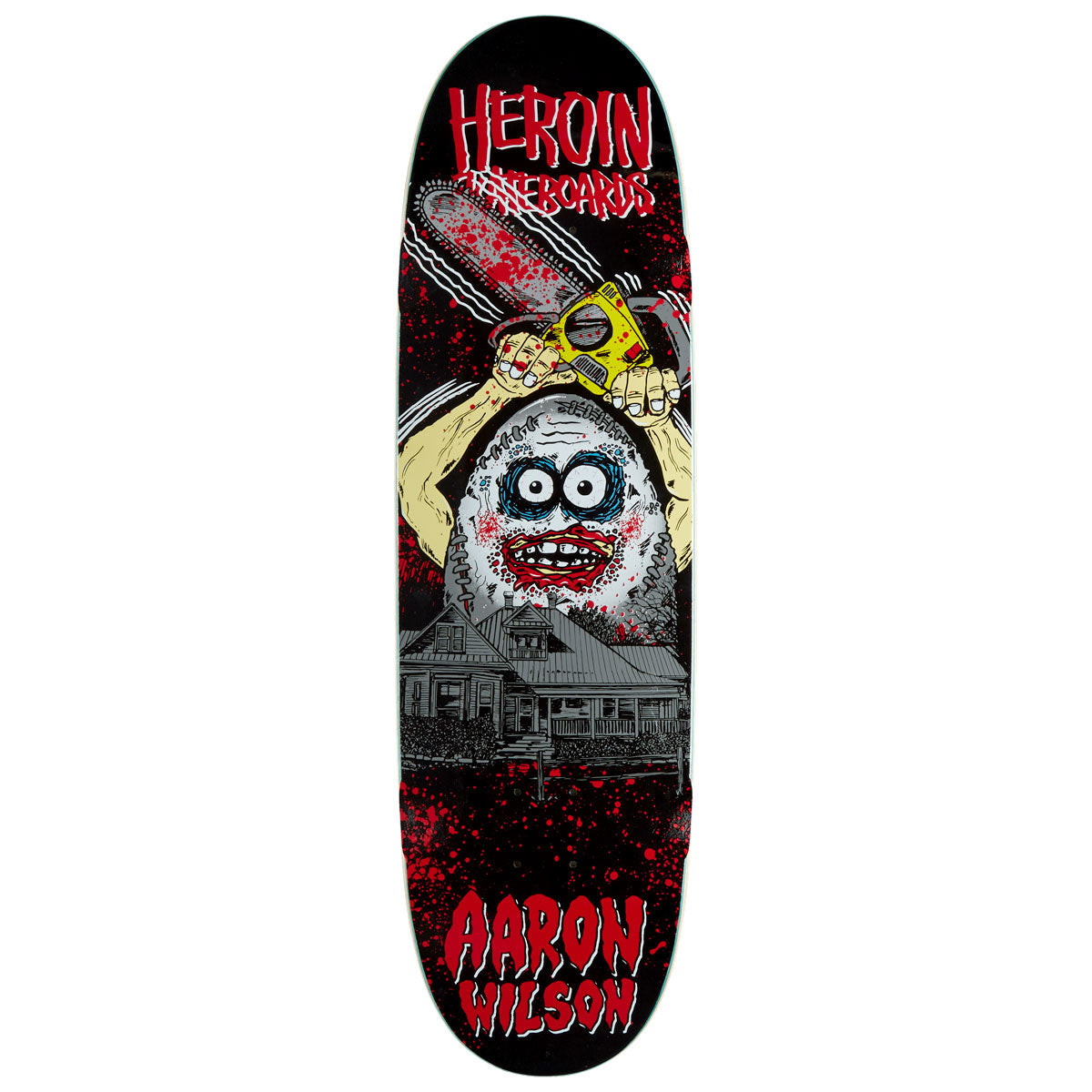 Heroin Aaron Wilson Teggxas Skateboard Deck - 8.88