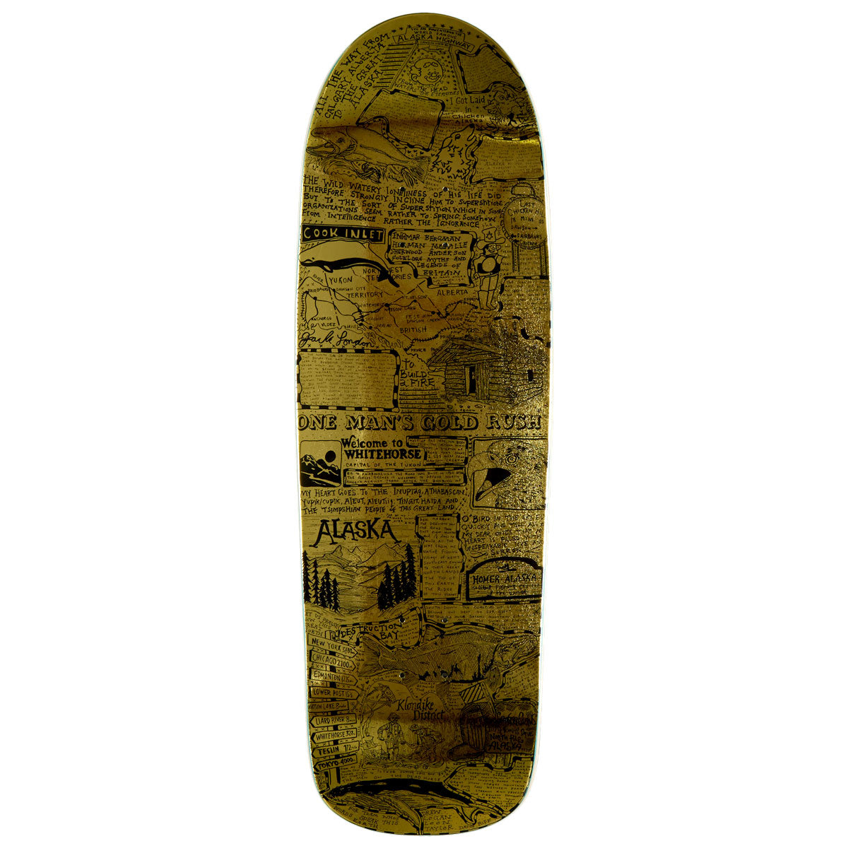 Heroin Craig Questions Goldrush Skateboard Deck - 10.00
