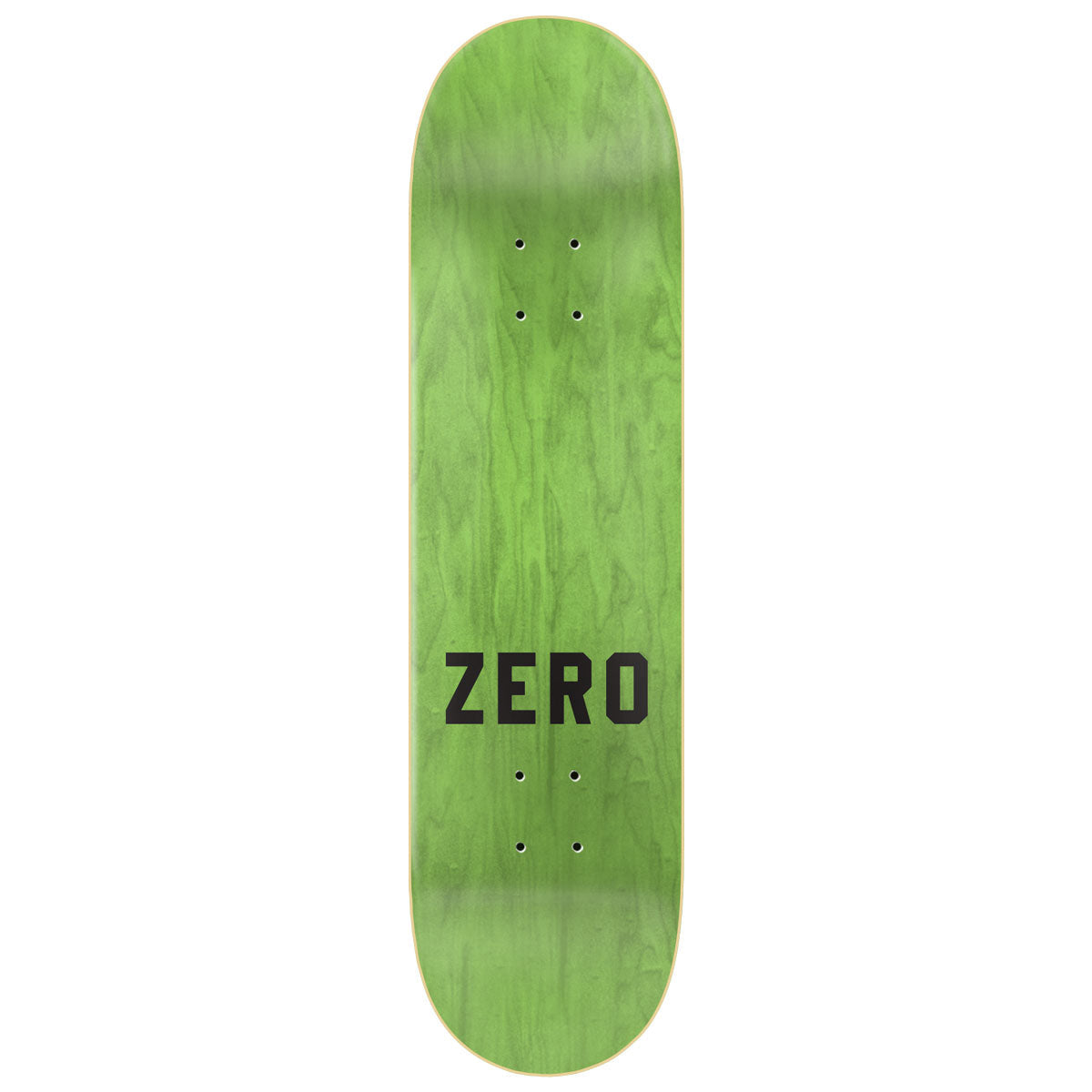 Zero Nobody Skateboard Deck - Grey/Black - 8.25