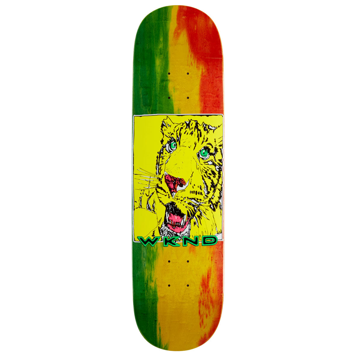 WKND Tiger Team SN Skateboard Deck - Tie Dye - 8.125