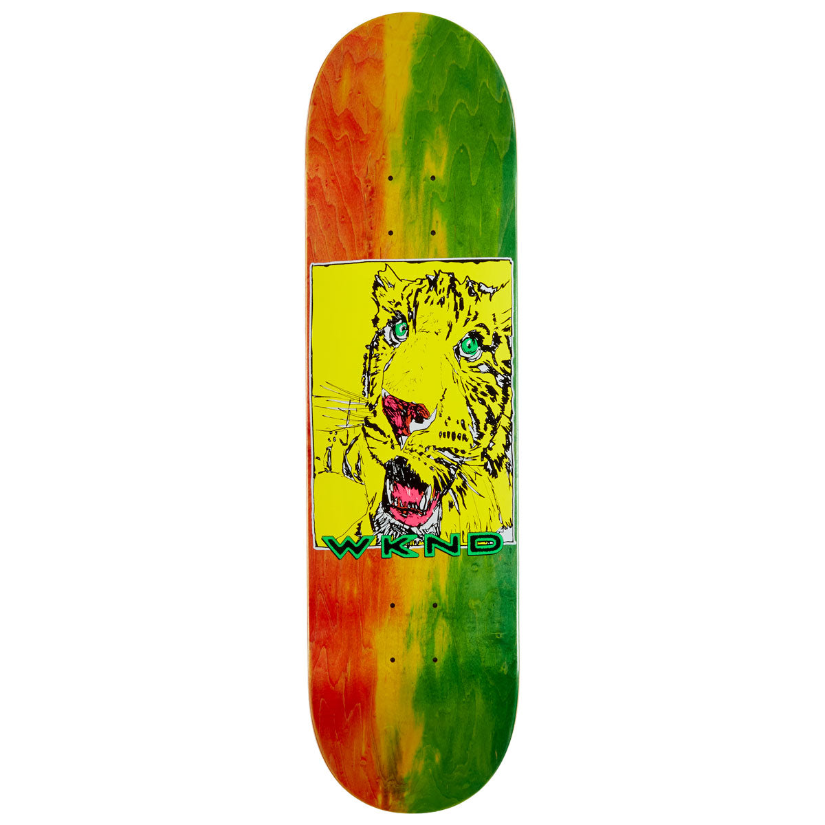 WKND Tiger Team MC Skateboard Deck - Tie Dye - 8.25