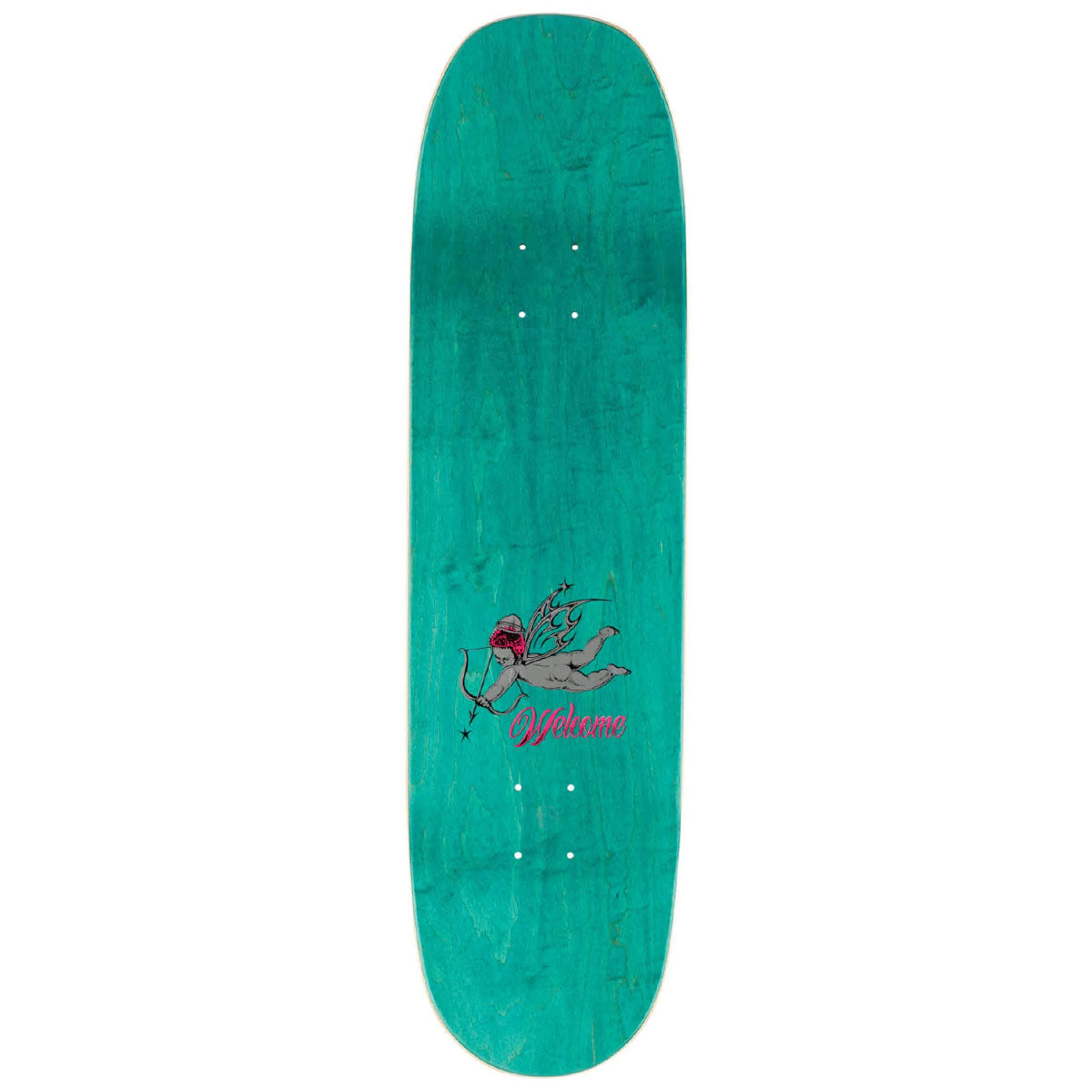Welcome Cupid Evan Mock On A Moontrimmer 2.0 Skateboard Complete - Blue Glitter - 8.60