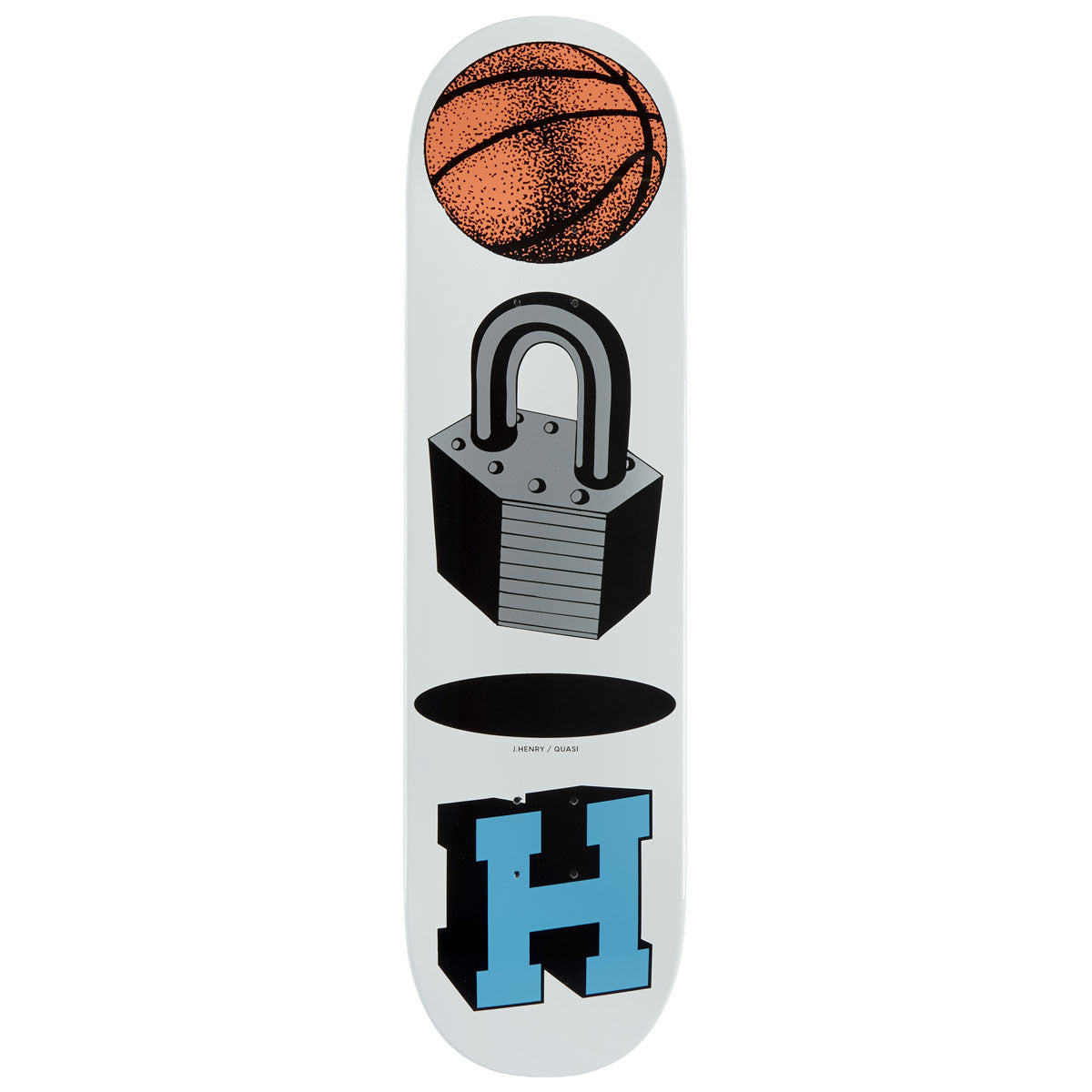 Quasi Henry Locked Skateboard Deck - 8.125