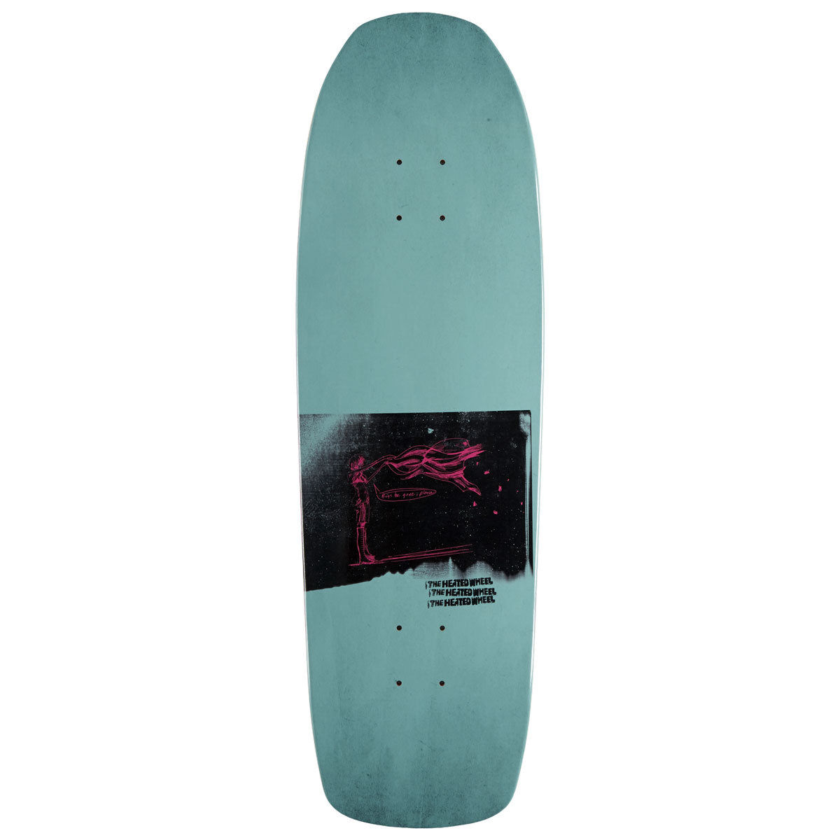 The Heated Wheel Bugs Be Gone Skateboard Deck - 9.50