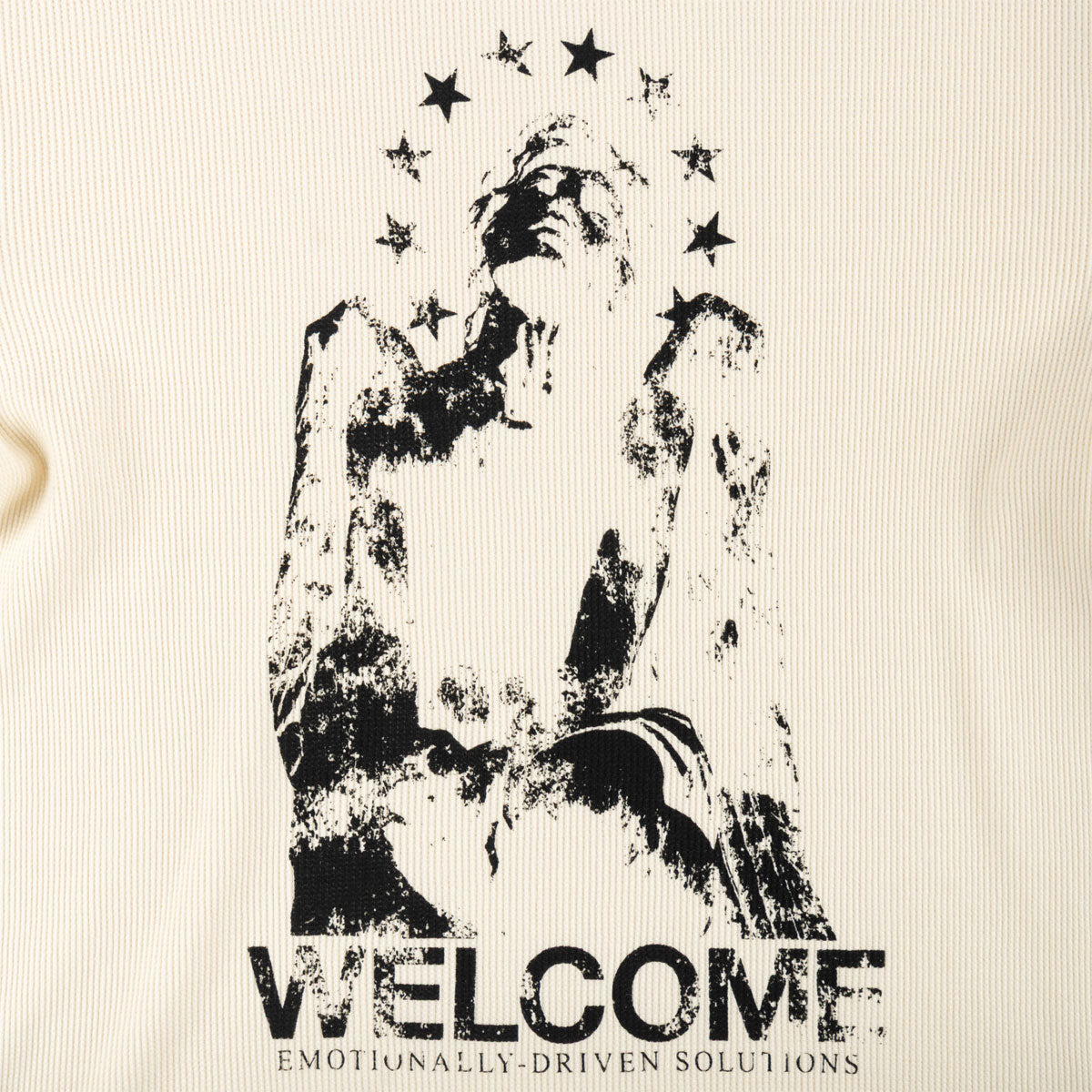 Welcome Seraph Contrast Stitch Thermal Shirt - Bone image 2