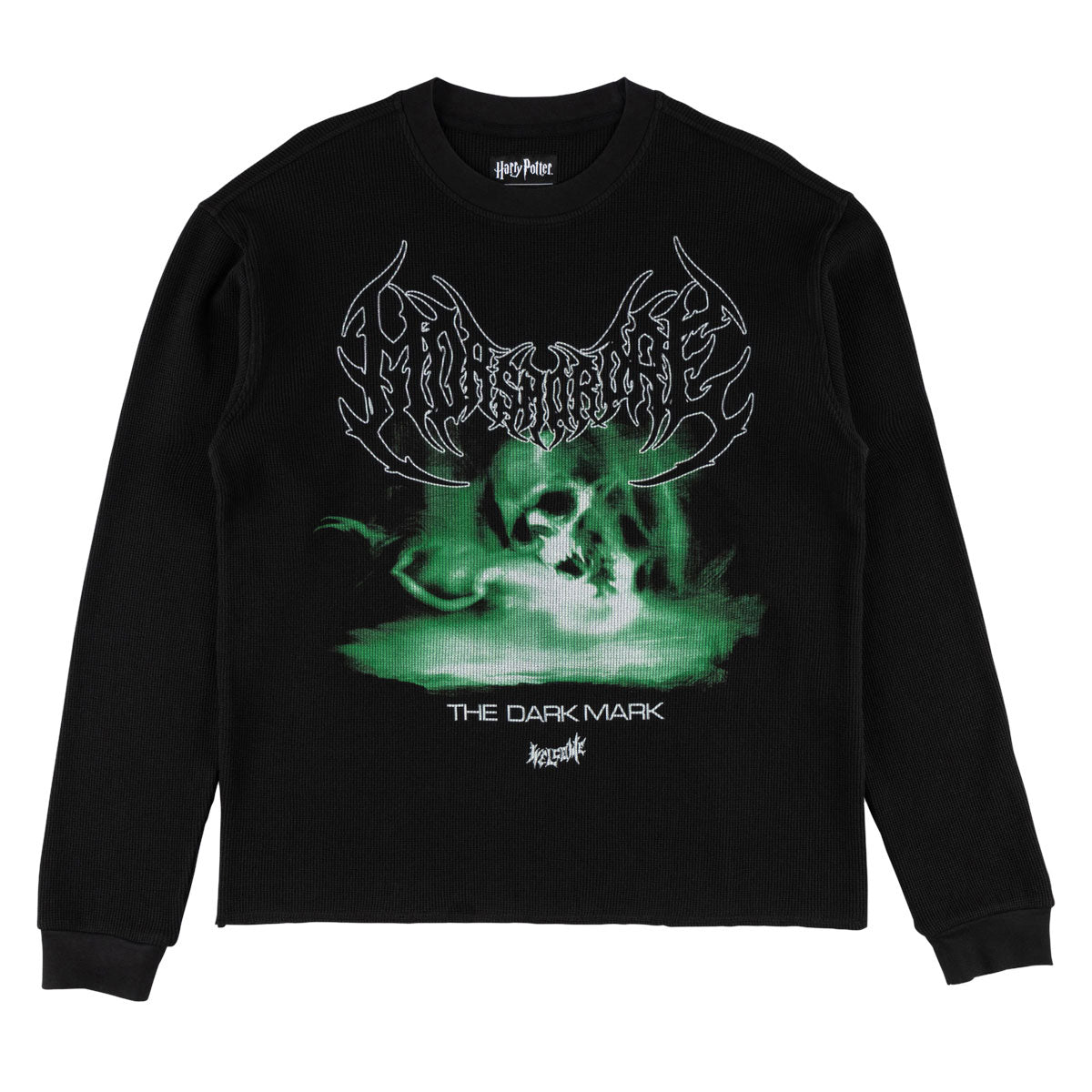 Welcome x Harry Potter Dark Mark Thermal Shirt - Black image 1