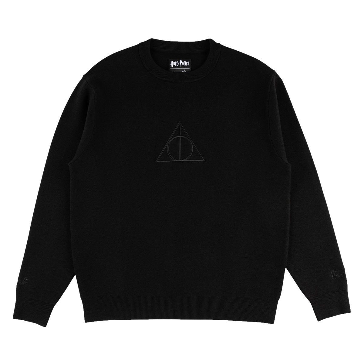 Welcome x Harry Potter Deathly Hallows Sweatshirt - Black image 1