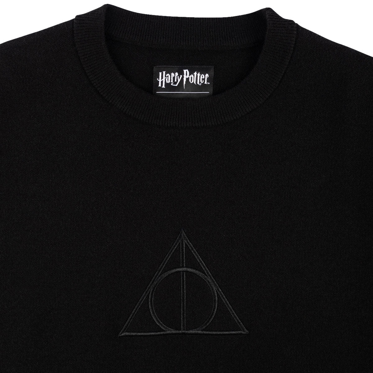 Welcome x Harry Potter Deathly Hallows Sweatshirt - Black image 2