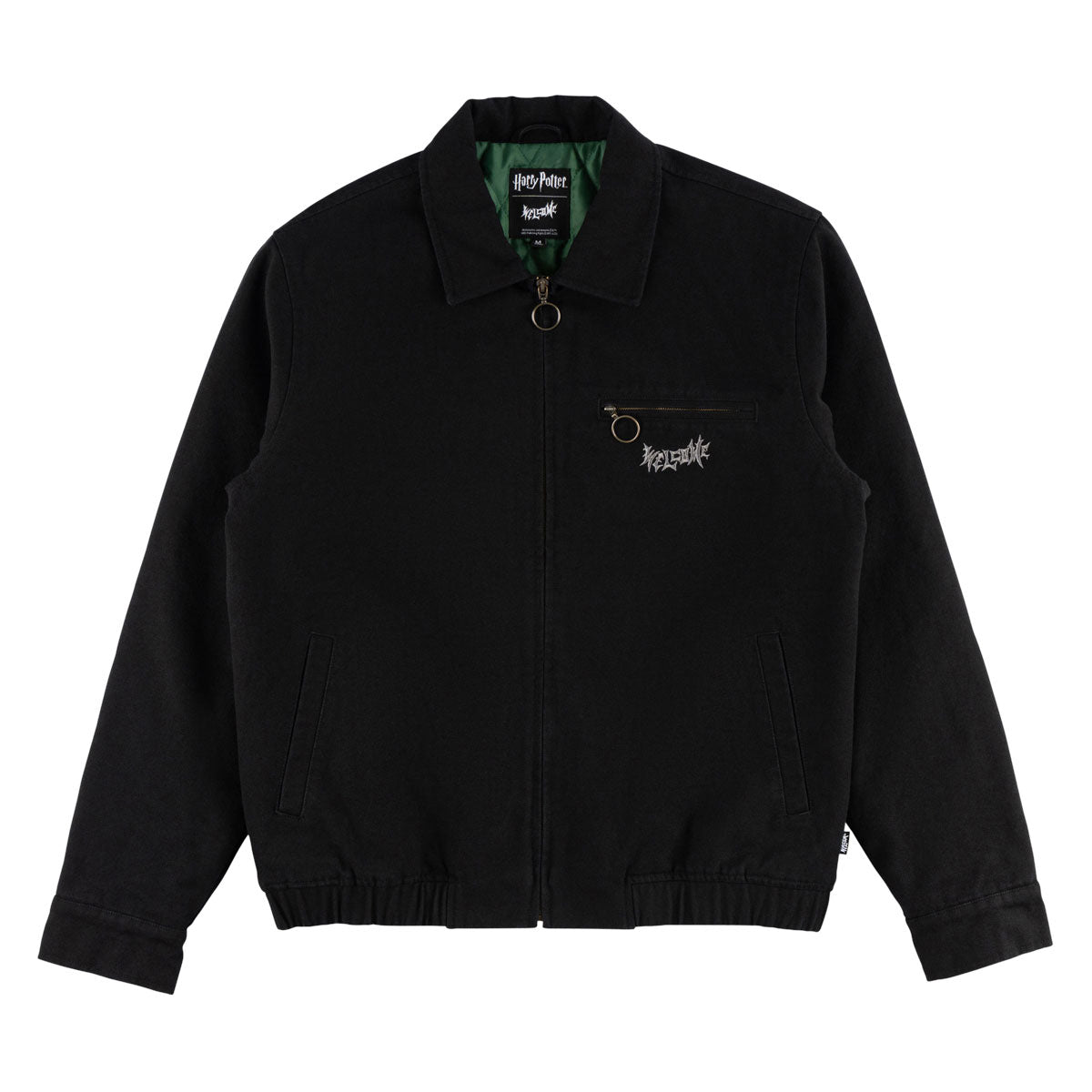 Welcome x Harry Potter Morsmordre Harrington Jacket - Black image 2
