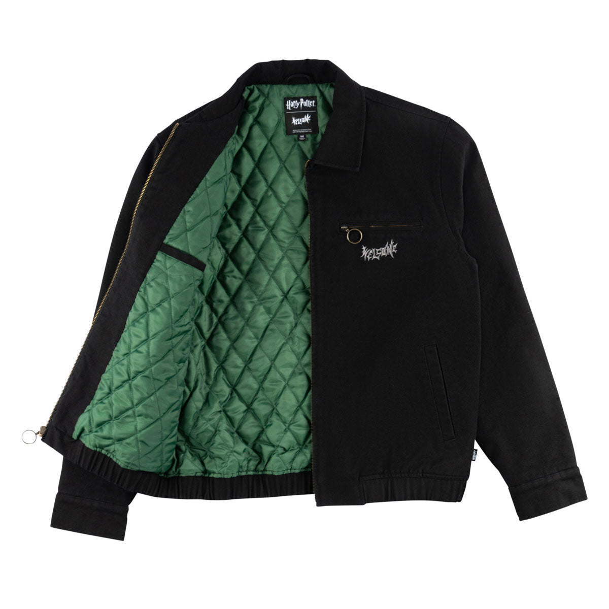 Welcome x Harry Potter Morsmordre Harrington Jacket - Black image 3