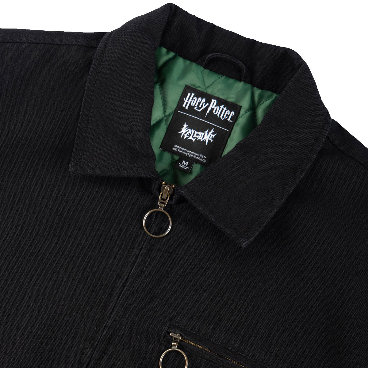 Welcome x Harry Potter Morsmordre Harrington Jacket - Black image 4