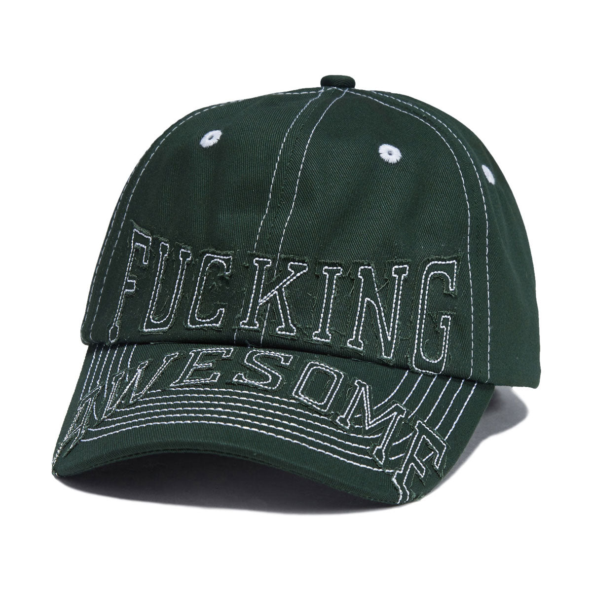 Fucking Awesome KO 6 Panel Hat - Forest Green image 1