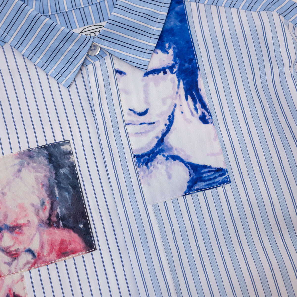 Hoddle HDL Wigney Long Sleeve Oxford Shirt - Blue image 3