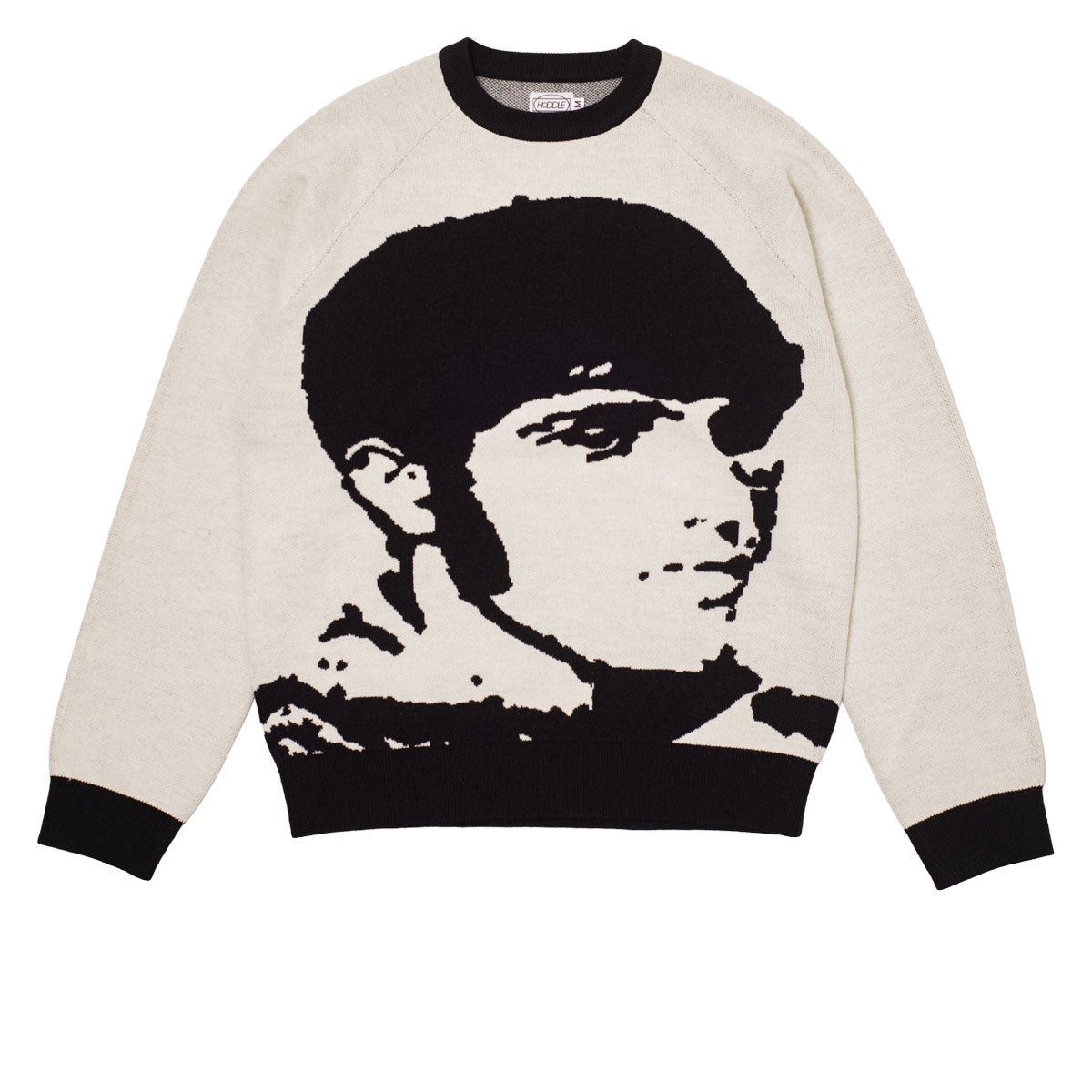 Hoddle Sane Reaction Knit Sweater - White/Black image 1