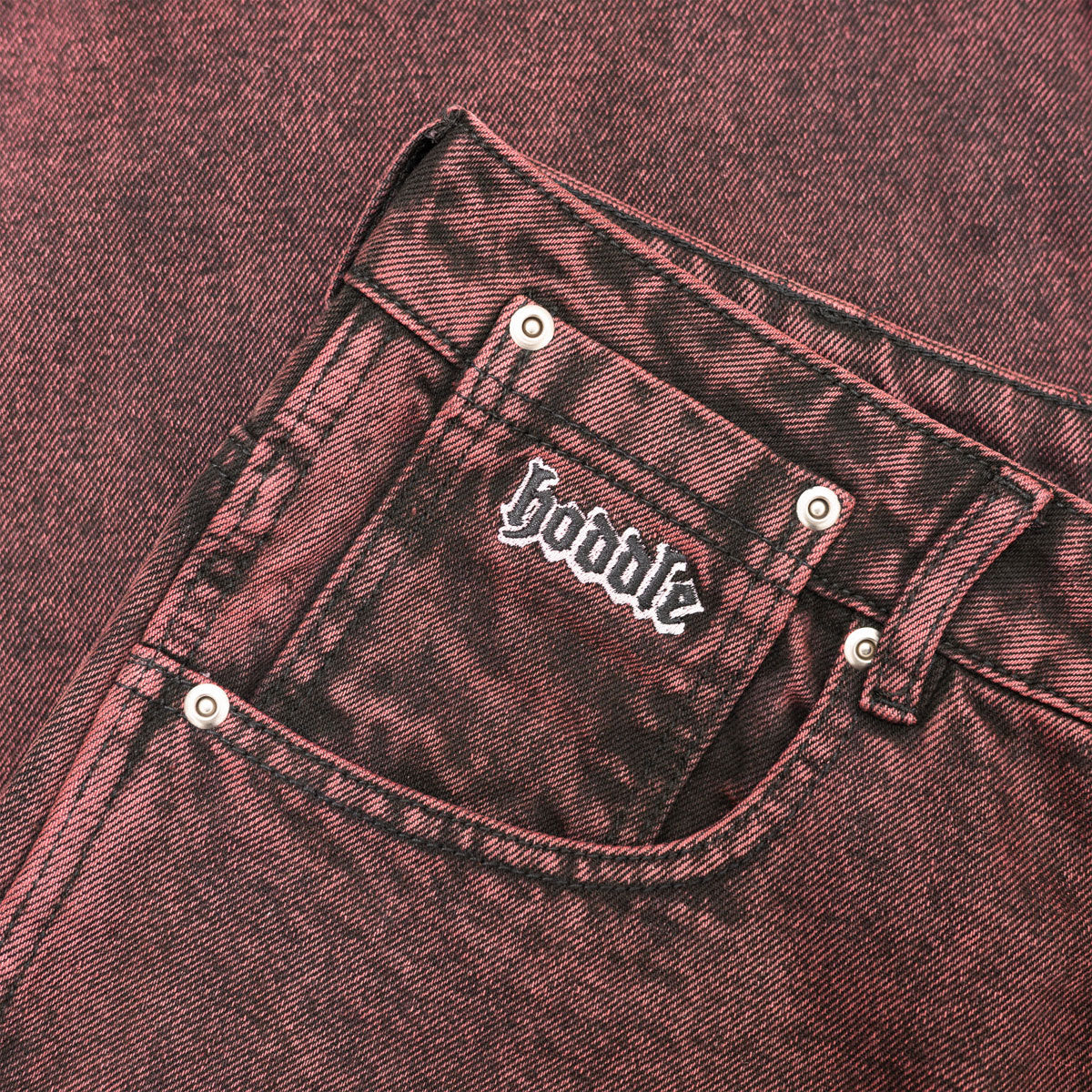 Hoddle Ranger Jeans - Red Overdye image 3