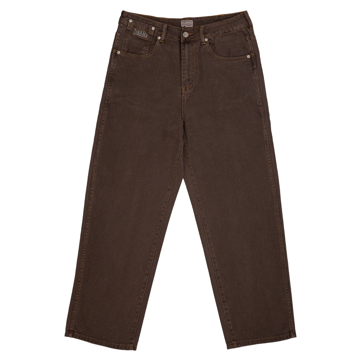 Hoddle Ranger Jeans - Brown Contrast Stitch image 1