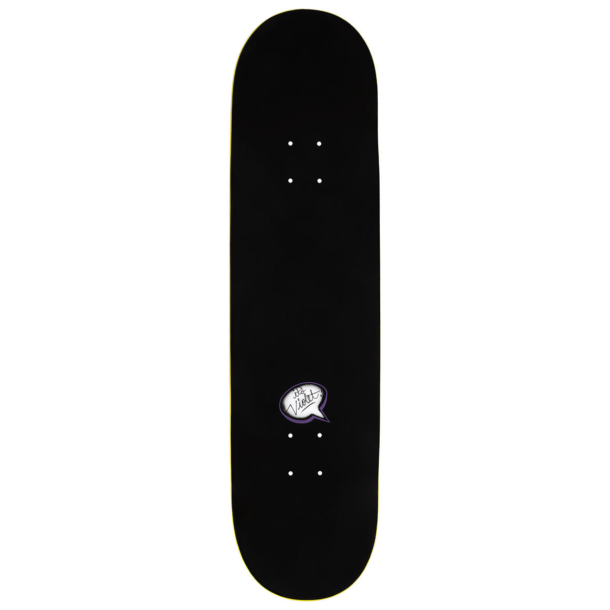 Violet Balloon Kid Skateboard Deck - Red - 8.50