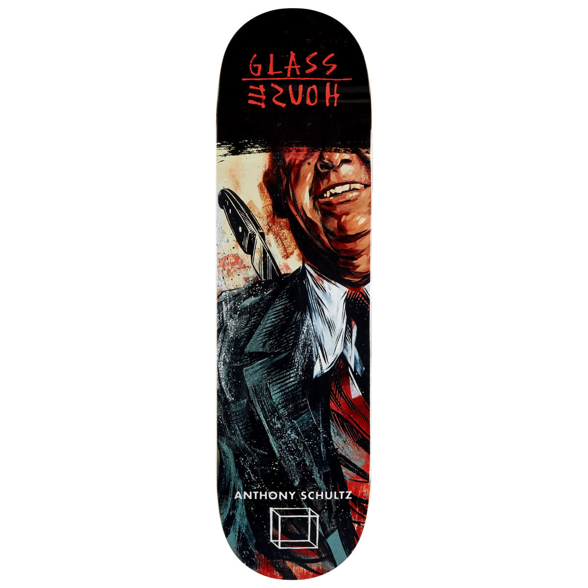 Glass House Schultz Backstabber Skateboard Deck - 8.50
