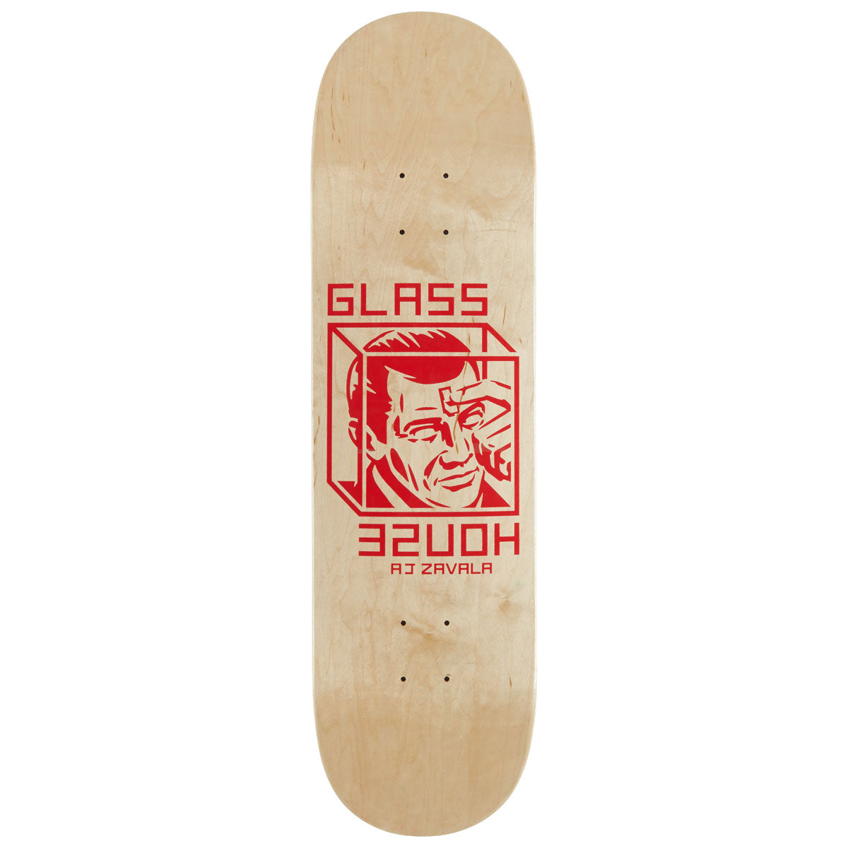 Glass House Zavala House Arrest Skateboard Deck - Natural Bottom/Assorted Top - 8.375