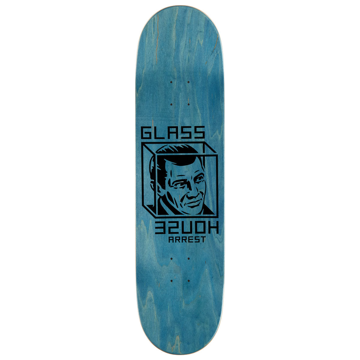 Glass House Zavala House Arrest Skateboard Deck - Natural Bottom/Assorted Top - 8.375