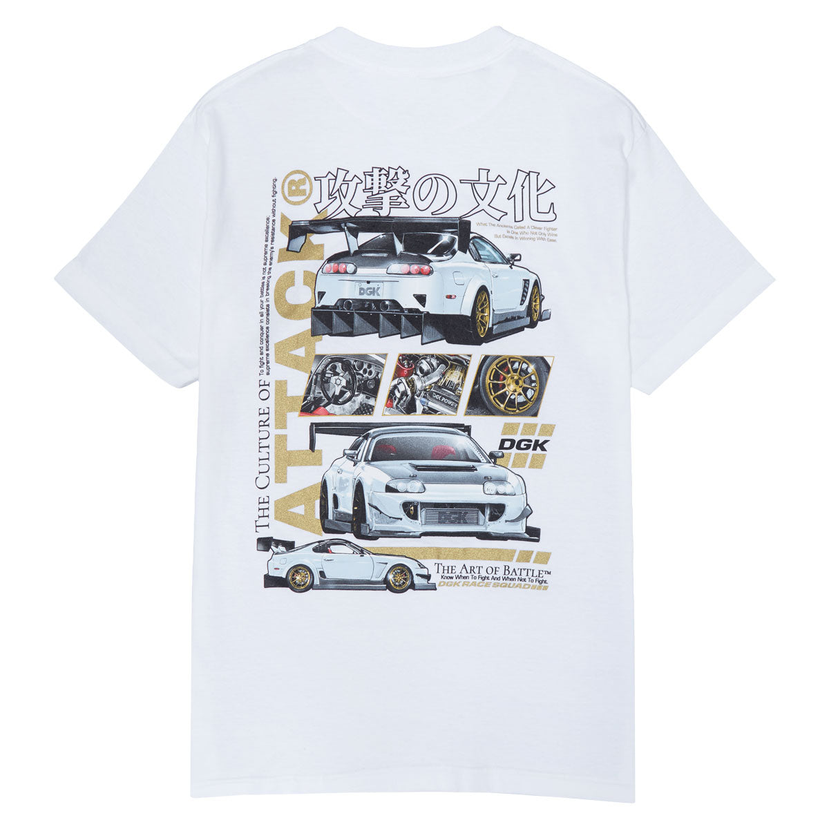 DGK Attack T-Shirt - White image 1