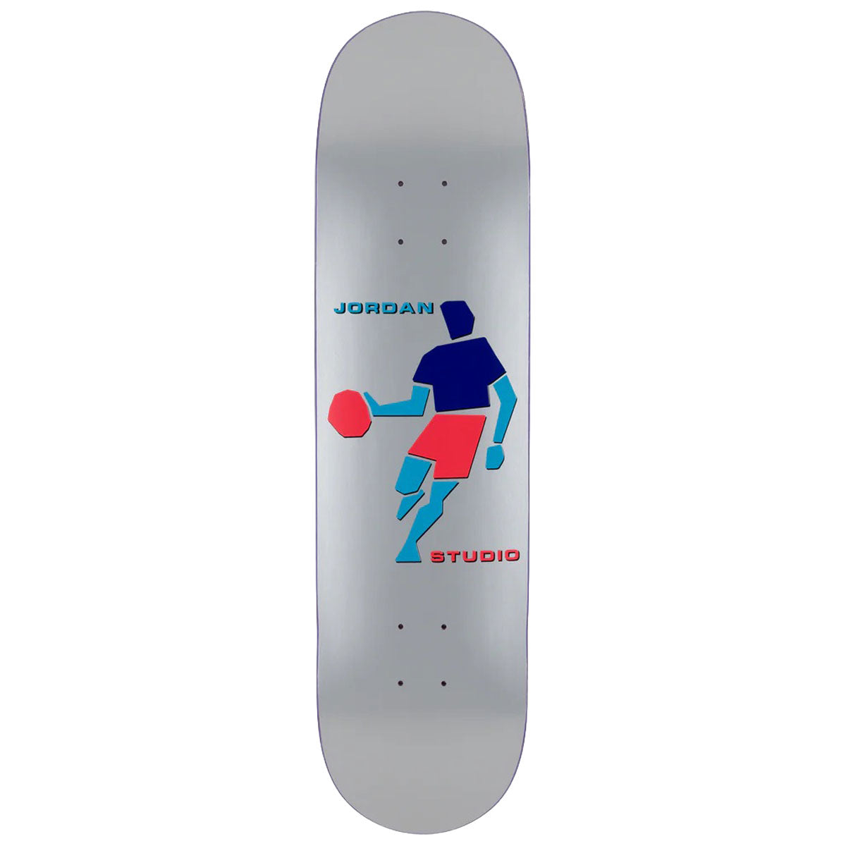 Studio Queijo Handles Skateboard Deck - Silver - 8.50
